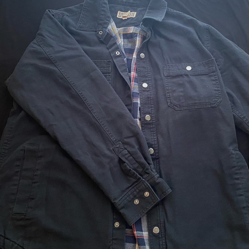 Duluth Trading Cotton shirt/ flannel lined